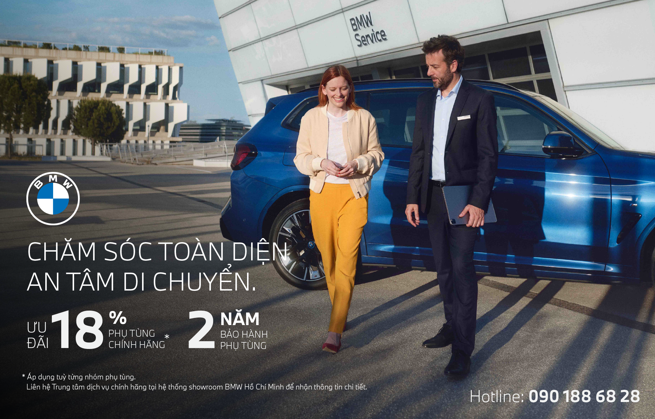 BMW Việt Nam khởi động chương trình Value Service - Chăm sóc toàn diện, An tâm di chuyển với loạt ưu đãi phụ tùng chính hãng.